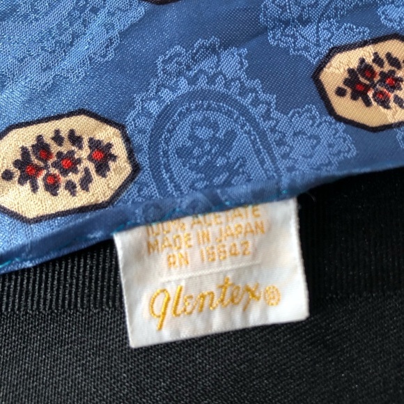 Vtg Glentex Paisley Print Scarf - Picture 3 of 11
